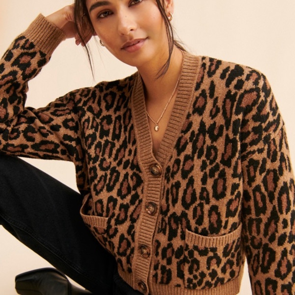Show Me Your Mumu Leopard Print Cardigan